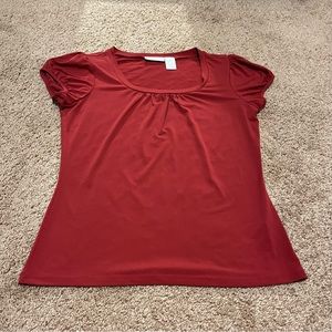 Red Worthington Blouse